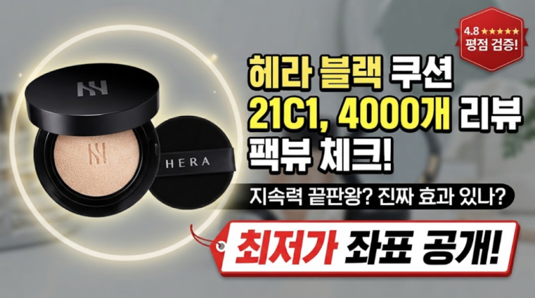 헤라 뉴 블랙 쿠션 15g 21C1